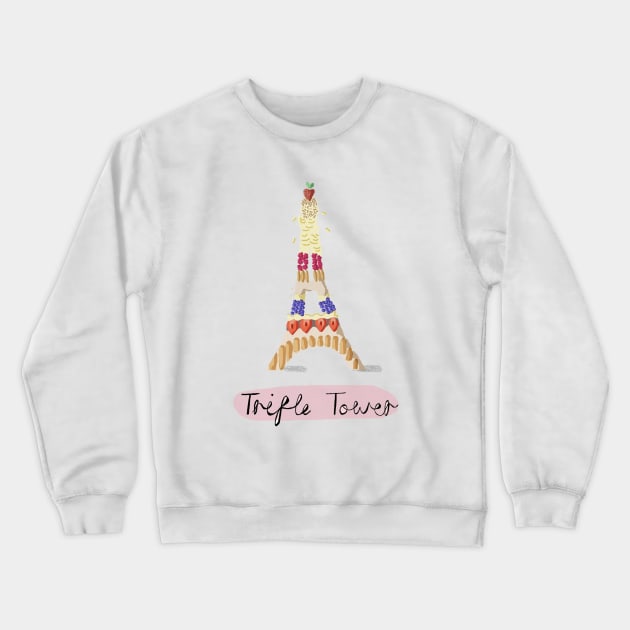 Trifle Tower Crewneck Sweatshirt by fayefinn